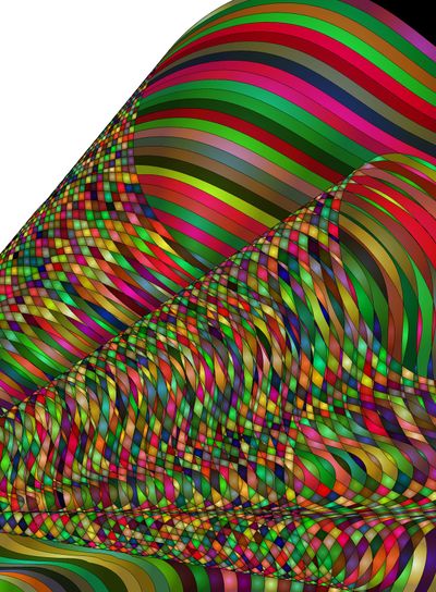 color patterned image of lines