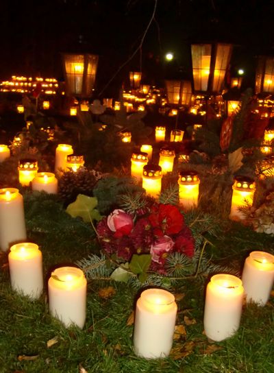Candels at All Saints Day