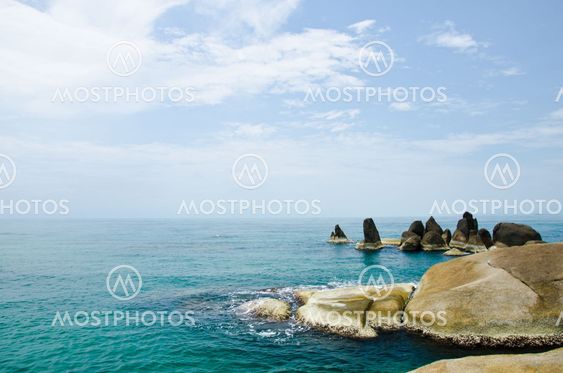 Rock has been eroded by nature