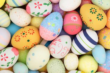 Easter Egg Background Symbol of the Holiday Season