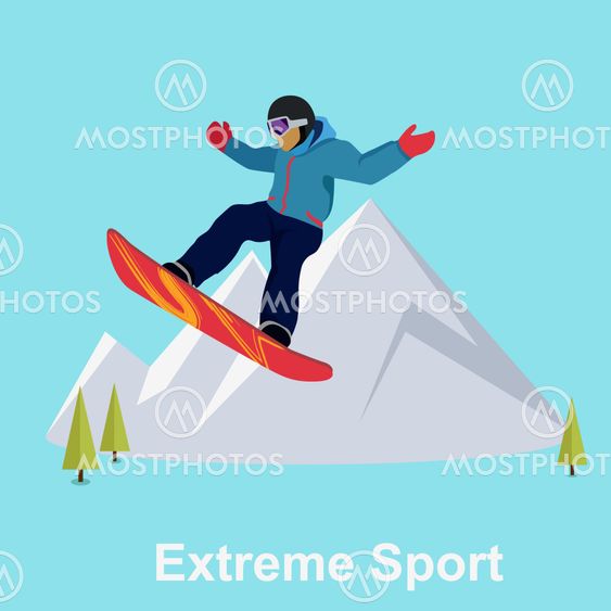 Extreme Sport Snowboard Design