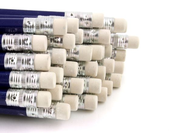Pencils with Rubber Tops