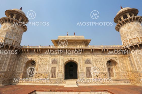 Tomb of Itimad-ud-Daulah in Agra, Uttar Pradesh, India