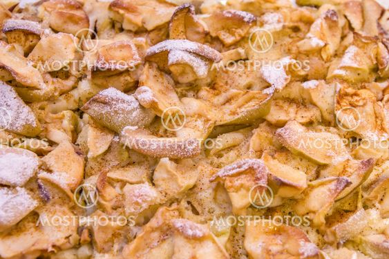 Apple pie texture