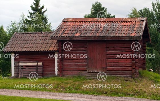 Faluröd stuga