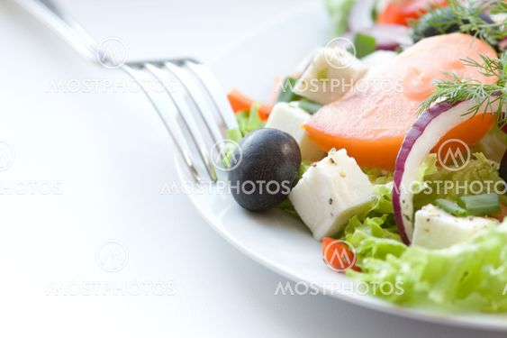 Healthy greek salad