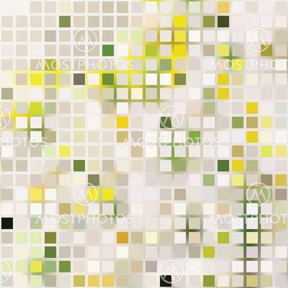 pale square, mosaic effect