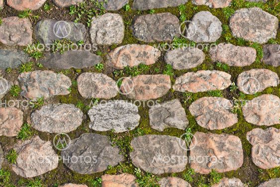 Old stone pavement