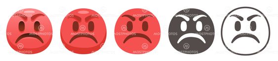 Pouting emoji