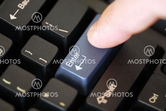 Pressing enter key
