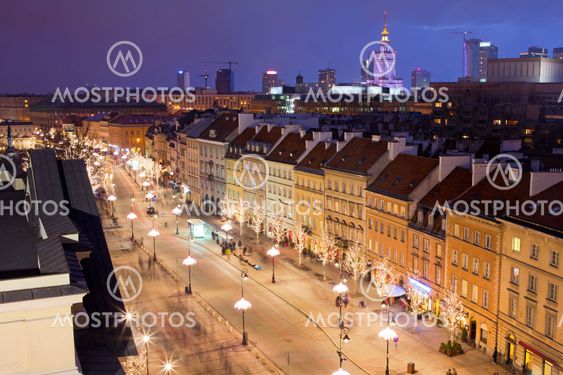 Warsaw at Night