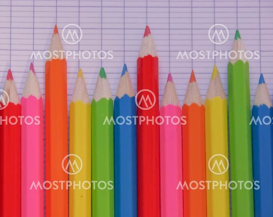 Coloured pencils