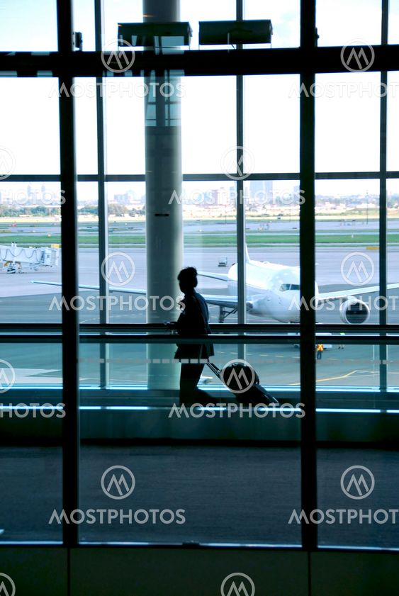 Woman airport