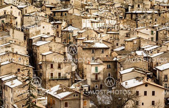 Old Scanno village