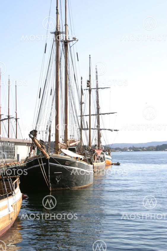 Old Wooden Sailing Ships