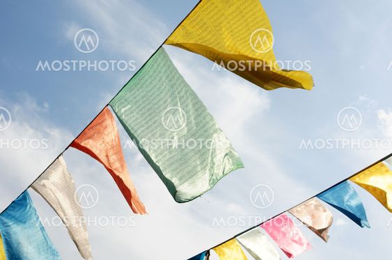 Tibetan prayer flags