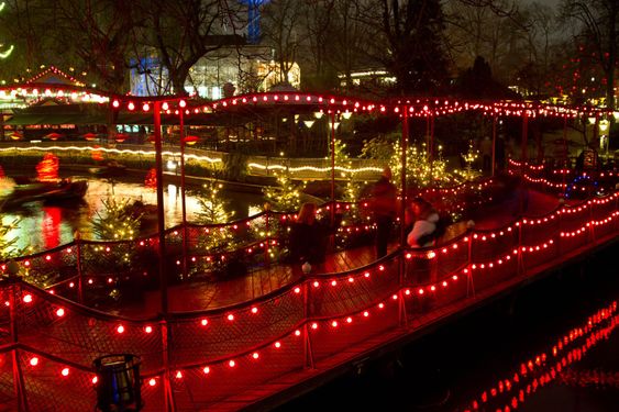 Christmas at the Tivoli in Copenhagen