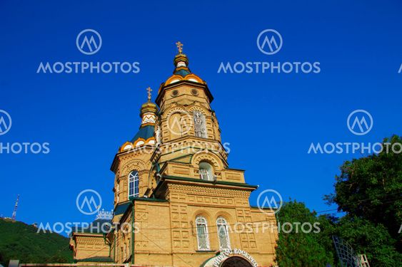 Orthodox church of the Holy Righteous Lazarus outside...