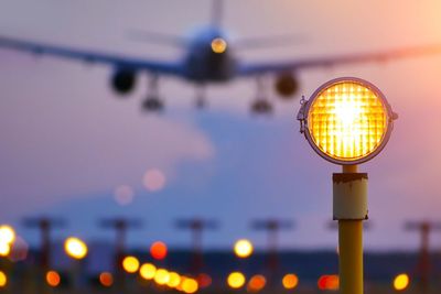 Plane passes overhead 