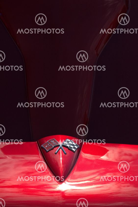 Red Car Hood