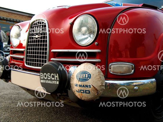 Midnattssolsrallyt - Närbild på Rallycar