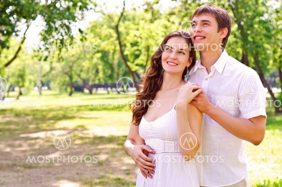 couple in the park