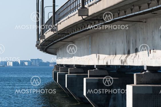 Detalj av Ölandsbron från Öland