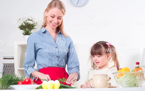 family make meal