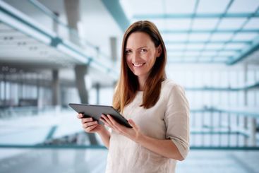 Expert Businesswoman Leading Online Marketing Campaign