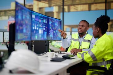 Automated Computer Technology At Industrial Plant