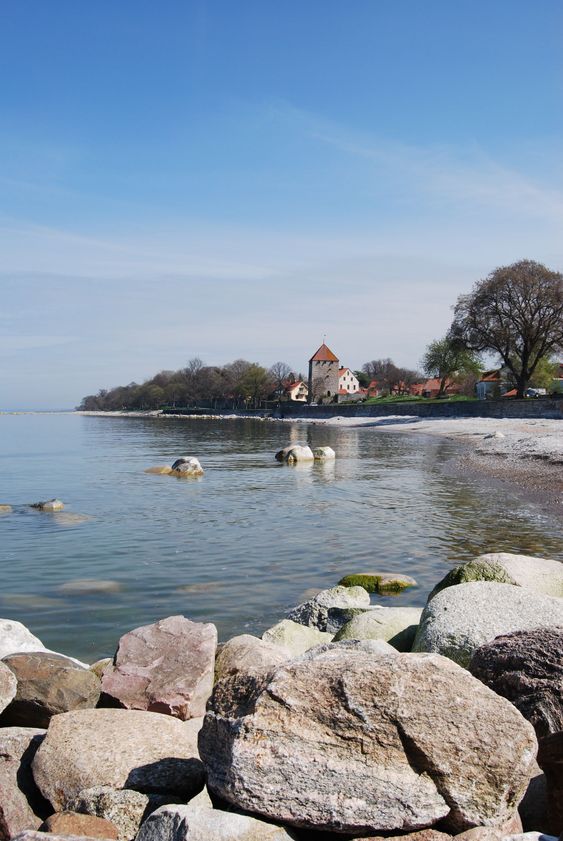 Visby rocky beach