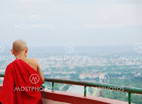 monk with a view