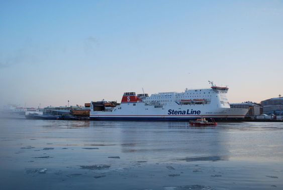 Gothenburg Harbor winter - Stena Line