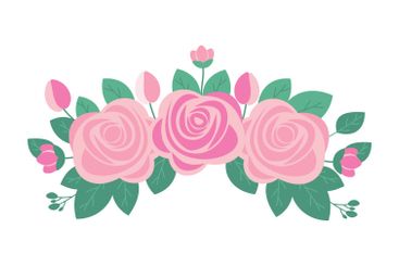 Beautiful Girly Romantic Pink Rose Flower Floral Crown...