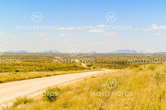 Landscape near Windhoek in South Africa