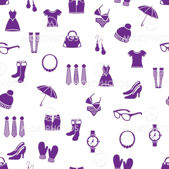 seamless fashion pattern