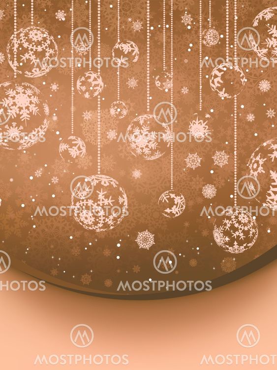 Christmas elegant beige background. EPS 8