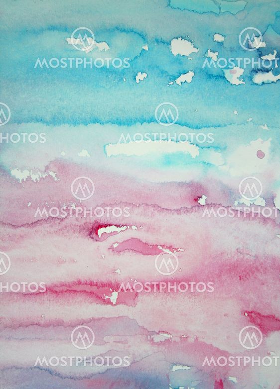 Abstract watercolor background on paper texture