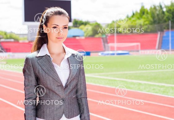 portrait of a beautiful business woman
