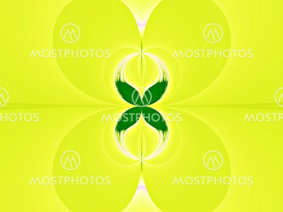 Abstract green petals