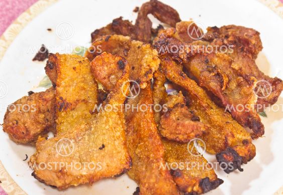 Dried Pork fried