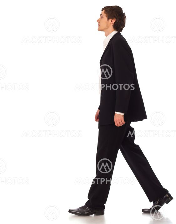Business man walking