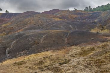 The unique 23 coloured earth of Mauritius.