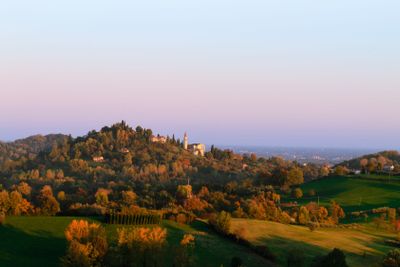 Autumn hills panorama, Italian landscape