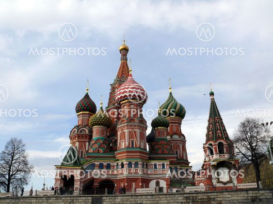 Saint Basil's Cathedral in Moscow, Russia