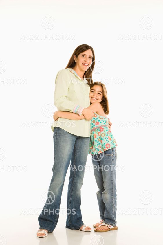 Mother and daughter.