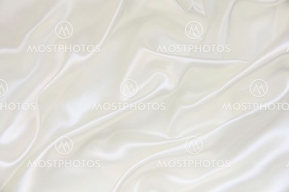 Smooth elegant white silk as background