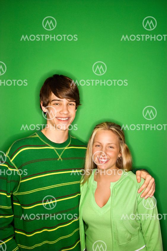 Teenage boy and girl.