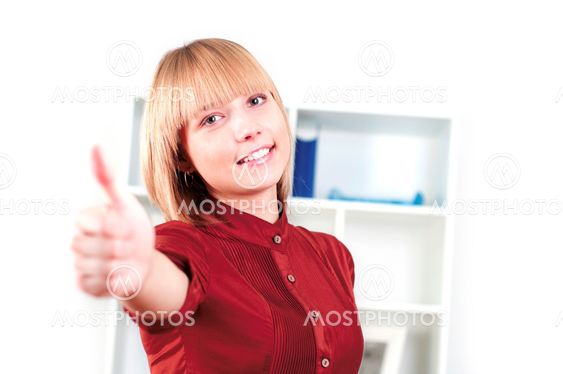 portrait of beautiful business woman