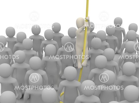 Escaping from crowd